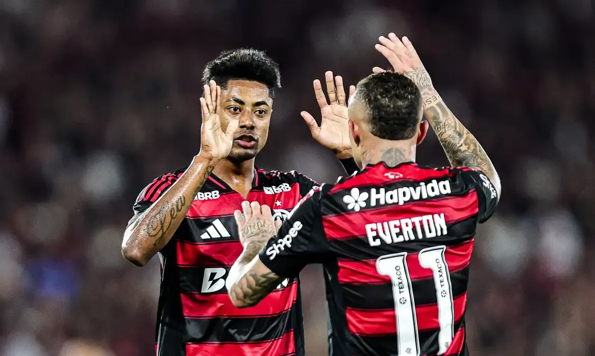 Gilvan Bruno Henrique e Cebolinha - Flamengo - Brasileirão 2025