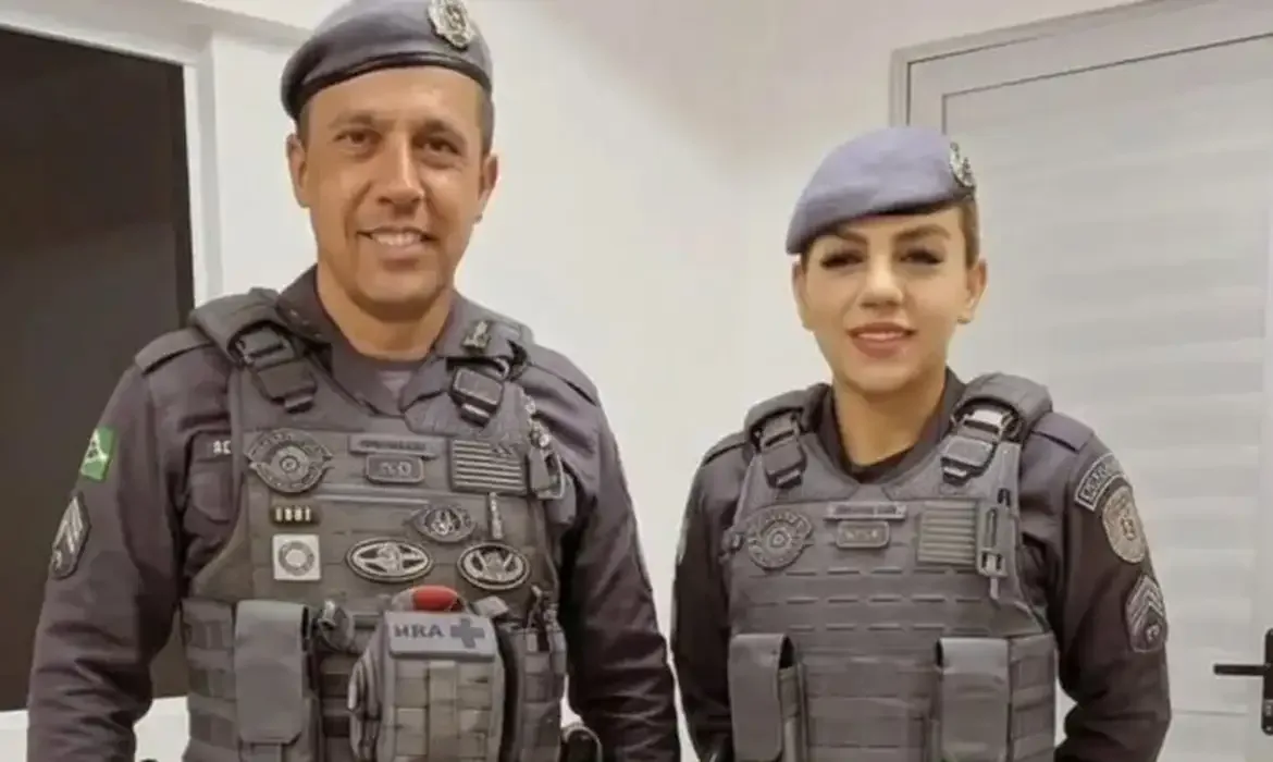 Gisele Alves Santana/Instagram São Paulo (SP), 18/03/2026 - FOTO DE ARQUIVO - O Tenente-Coronel Geraldo Leite Rosa e sua ex-esposa, Gisele Alves Santana. Foto: Gisele Alves Santana/Instagram
