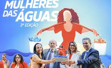 18.03.2026 - Presidente da República, Luiz Inácio Lula da Silva, durante solenidade de entrega da 3ª edição do Prêmio Mulheres das Águas, no Teatro Nacional. Brasília - DF.
Foto: Ricardo Stuckert / PR